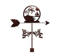 Exquisite Metal Weather Vane Ornament Eagle Dragonfly Turkey Weathervane Wind Direction Indicator Stainless Steel Weathercock with Anti-Rust Coating Garden Stake Art D