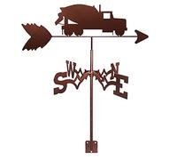 Exquisite Metal Weather Vane Ornament Retro Vane, with Coating Anti-Corrosion Stainless Steel Garden Weathervane, Wind Direction Indicator Easy to Assemble