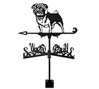 Exquisite Metal Weather Vane Ornament Weathervane for Roof Wind Direction Indicator Retro Garden Shape Weathercock