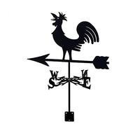 Exquisite Metal Weather Vane Ornament Weathervane Fox Dinosaur Shape Stainless Steel Garden Stake Measuring Tools Wind Direction Indicator for Patio Yard Decoration We