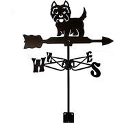 Exquisite Metal Weather Vane Ornament Weathervane Stainless Steel Wind Direction Indicator Kits Garden Stake Weathercock Measuring Tools Suitable for Outdoor Pro