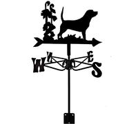 Exquisite Metal Weather Vane Ornament Weathervane Stainless Steel Wind Direction Indicator Kits Garden Stake Weathercock Measuring Tools Suitable for Outdoor Pro