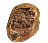 Exquisite Miscellaneous Crafts Collection Stone Carving Shoushan Shitian Huangyuan stone figures with the seal small Ornaments