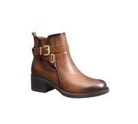 IVACHY Fashion Chic Boots Ankle Strap Women Booties Ladies Mock Croc Block Heel Shoes Size 3-7.5 UK