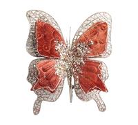 Exquisite Multicolored Three Butterfly Christmas Decorative Ornaments Vividness To The Festival (Multiple Available) Crutches Ornament (G, One Size)