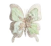 Exquisite Multicolored Three Butterfly Christmas Decorative Ornaments Vividness To The Festival (Multiple Available) Crutches Ornament (F, One Size)