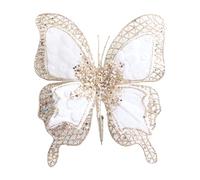 Exquisite Multicolored Three Butterfly Christmas Decorative Ornaments Vividness To The Festival (Multiple Available) Crutches Ornament (A, One Size)