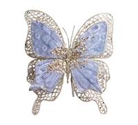 Exquisite Multicolored Three Butterfly Christmas Decorative Ornaments Vividness To The Festival (Multiple Available) Crutches Ornament (One Size)