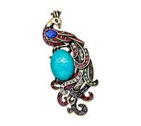 Exquisite Peacock Brooch European and American Retro Personality Animal Lady Corsage Clothing Accessories