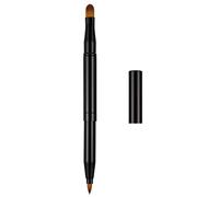 Exquisite Professional Lip Brush Applicators-Retractable Lipstick Brushes- Lipstick Gloss Makeup Brush Tool For Women and Girls (Two-Head-Black)