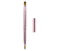 Exquisite Professional Lip Brush Applicators-Retractable Lipstick Brushes- Lipstick Gloss Makeup Brush Tool For Women and Girls (Bright Pink)