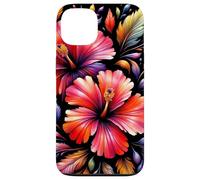Exquisite Radiant Red Hibiscus Fantasy Bloom Shapes Mania Case for iPhone 13