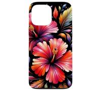Exquisite Radiant Red Hibiscus Fantasy Bloom Shapes Mania Case for iPhone 13 Pro Max