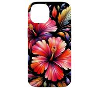 Exquisite Radiant Red Hibiscus Fantasy Bloom Shapes Mania Case for iPhone 14