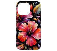 Exquisite Radiant Red Hibiscus Fantasy Bloom Shapes Mania Case for iPhone 14 Pro Max