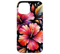 Exquisite Radiant Red Hibiscus Fantasy Bloom Shapes Mania Case for iPhone 15