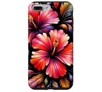 Exquisite Radiant Red Hibiscus Fantasy Bloom Shapes Mania Case for iPhone 7 Plus/8 Plus
