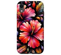 Exquisite Radiant Red Hibiscus Fantasy Bloom Shapes Mania Case for iPhone XR