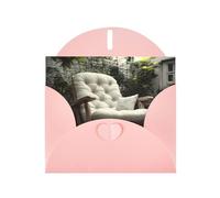 Exquisite Rainy Day Leisure Time Greeting Card With Pink Envelope Suitable For Various Celebratory Occasions Use