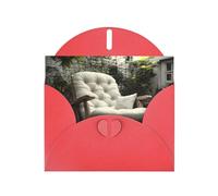 Exquisite Rainy Day Leisure Time Greeting Card With Red Envelope Suitable For Various Celebratory Occasions Use