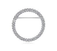 Exquisite Reading Glasses Holder Brooch Enamel Round Crystals Glasses Holder Clothes Lapel Pin for Bags Jeans Brooch for Women Vintage