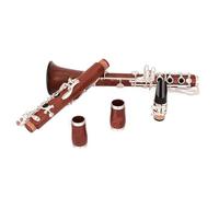 Exquisite Redwood Body Bb Clarinet 17-key Surface Nickel Silver Material Instrument Clarinet Musical Instruments