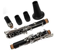 Exquisite Resin Tube Body Nickel-plated Keys Bb Key Clarinet 17 Keys Musical Instrument Professional Clarinet