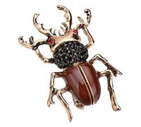 Exquisite Retro Beetle Brooch - uniquely Alloy Insect Pin for Unisex Clothing Accessories