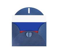 Exquisite Russian Flag Greeting Card With Blue Envelope Suitable For Various Celebratory Occasions Use