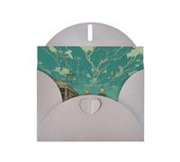 Exquisite Seaside Cable Car Greeting Card With Gray Envelope Suitable For Various Celebratory Occasions Use