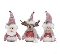 Exquisite Seasonal Decorations with Unique Character Designs Dwarf, Snowman & Santa for a Joyous Celebration (HM24-9801B)