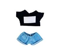 Exquisite Selection Of Doll Clothes Shining With Childlike Innocence Adding Charm To Children's Dolls And Enjoying Joyful Moments! Gfm708 (Black, 8cm)