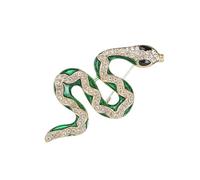 Exquisite Serpentines Brooch Sophisticated Serpents Brooch Crafted From Sturdy Metal with Rhinestones Detail Evening Wear