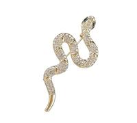 Exquisite Serpentines Brooch Sophisticated Serpents Brooch Crafted From Sturdy Metal with Rhinestones Detail Evening Wear