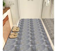 Exquisite Stick on Tiles Elegant Grey Orange Oil Proof Tile Stickers Bathroom Kitchen Self Adhesive Vinyl Waterproof Transfers Removable Wall 15x30cm/20 Pcs