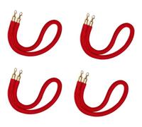Exquisite Velvet Queue Barrier Ropes, Sophisticated Safety Hanging Ropes for Ceremonies, Churches & Museums (1.5m/5ft)