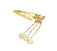 Exquisite Vintage Hair Clip With Tassels And Rhinestones For Enhancing Any Outfit With A Unique Charm