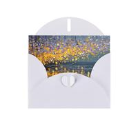 Exquisite Water Reflections Greeting Card With White Envelope Suitable For Various Celebratory Occasions Use