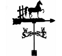 Exquisite Weather Vane Weathervane with Roof Mounted Wind Direction Indicator Garden Metal Measuring Tool Decorations for Outdoor Farm Yard