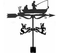 Exquisite Weather Vane Weathervane with Roof Mounted Wind Direction Indicator Garden Metal Measuring Tool Decorations for Outdoor Farm Yard