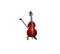 Exquisite Wood Cello with Stand Bows Texture Home Decor Cello Copy