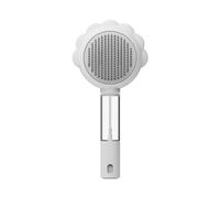 Exquisite Workmanship Pet Comb 3-in-1 Grooming Machine Water Spray Hair Removal Brush for Cats Dogs Cleaning Massaging Cartoon Design Cat Grey & White