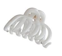 Exquisited Hand Painted Pumpkin Hair Accessory Big Size Firm Hold Barrette for Long Thick Hairs Styling Elegant Hair Clamp