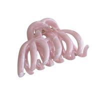 Exquisited Hand Painted Pumpkin Hair Accessory Big Size Firm Hold Barrette for Long Thick Hairs Styling Elegant Hair Clamp