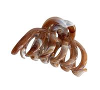 Exquisited Hand Painted Pumpkin Hair Accessory Big Size Firm Hold Barrette for Long Thick Hairs Styling Comfortable Hairclip