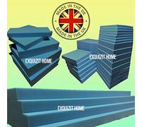 EXQUIZIT HOME® Chair Pads with Ties | Thick Padded Seat Cushions for Dining & Kitchen Chairs | Non Slip Square Seat Pads for Home & Garden (Depth: 6 Inches Size: 30 x 30 Inches)