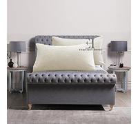 EXQUIZIT HOME® Teddy Fleece Pillowcase Pair - Super Soft Cosy Warm Teddy Bear Fleece Pillow Covers, Snuggly & Durable, 50 x 75 cm (Cream)