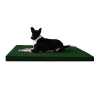 EXQUIZIT HOME® Waterproof Mattress For Dogs Cage Crate Mat Pet Dog Cat Bed Pad Washable, Soft, Durable, Anti-Slip, Comfortable & Luxury (Medium Cover Only, Green)