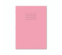 Exr Book 8MM Lined 80P A4 Pink PK50