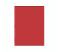 Exr Book 8MM Lined 80P A4+ Red PK50